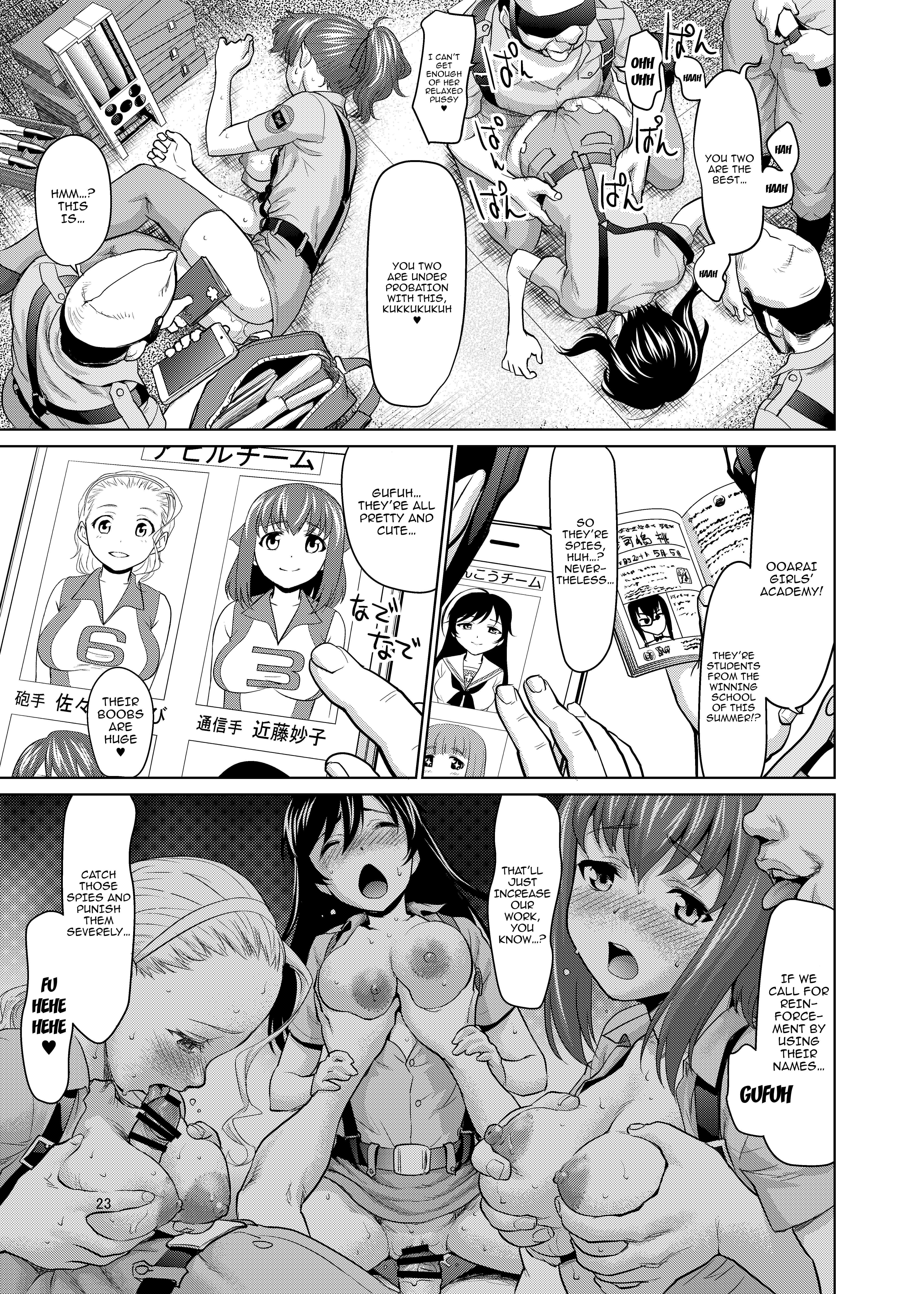 Hentai Manga Comic-Kawashima Momo's and Koyama Yuzu's Great Blue Division High School Infiltration Plan!-Read-22